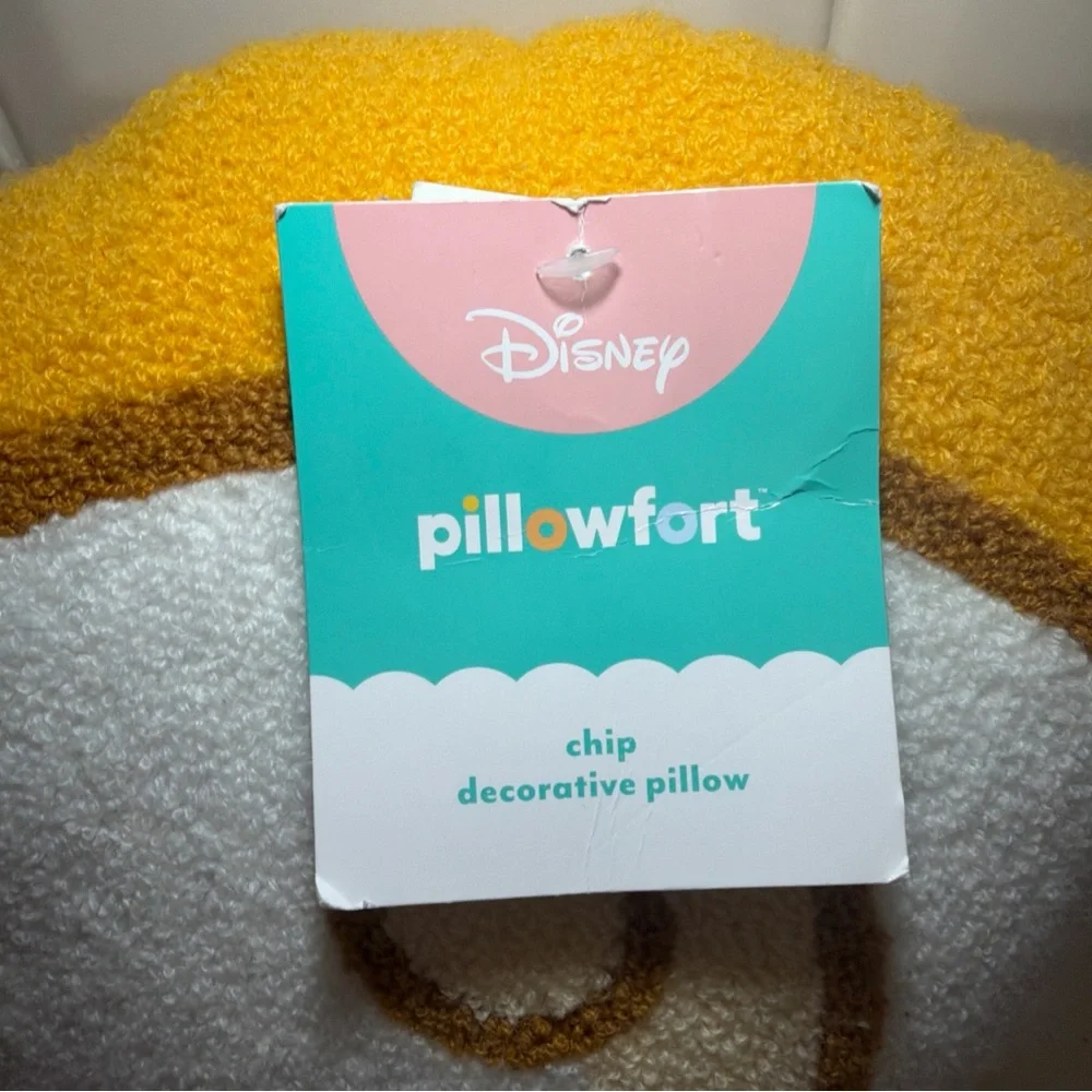 Pillowfort Disney Princess Belle Chip the Teacup Accent Decorative Pillow New